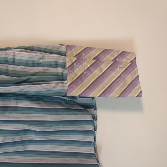 Ted Baker French cuff button down Sz 16/40.5 - Picture 2 of 6